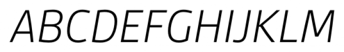 Gesta Light Italic Font UPPERCASE