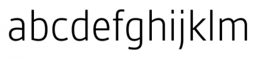 Gesta SemiCondensed Light Font LOWERCASE