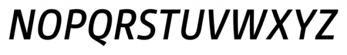Gesta SemiCondensed Medium Italic Font UPPERCASE
