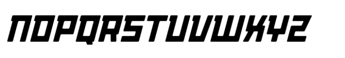 Gear Shift Italic Font UPPERCASE