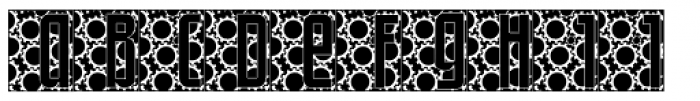 Gearhead Initials Font LOWERCASE
