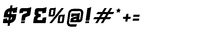 Gearmoff Regular Font OTHER CHARS