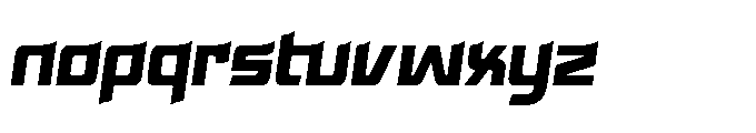 Gearmoff Regular Font LOWERCASE