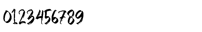 Gebrush Font OTHER CHARS
