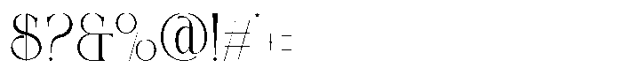 Gebwall Font OTHER CHARS