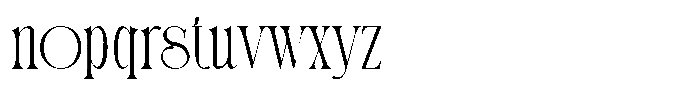 Gebwall Font LOWERCASE