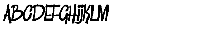Gecarin Font UPPERCASE