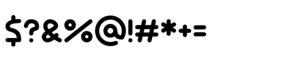 Gecola Bold Regular Font OTHER CHARS