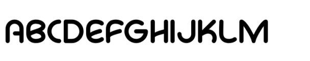 Gecola Bold Regular Font UPPERCASE