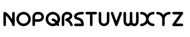 Gecola Bold Regular Font UPPERCASE