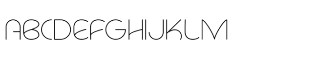 Gecola Extra Light Regular Font UPPERCASE