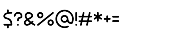Gecola Extra Medium Regular Font OTHER CHARS