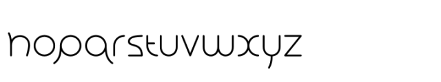 Gecola Light Regular Font LOWERCASE