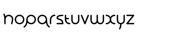 Gecola Medium Regular Font LOWERCASE
