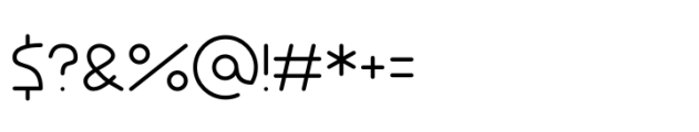 Gecola Norm Regular Font OTHER CHARS