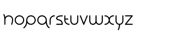 Gecola Norm Regular Font LOWERCASE