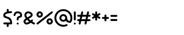 Gecola Semi Regular Font OTHER CHARS