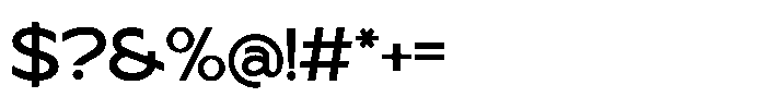 Gedbar Font OTHER CHARS