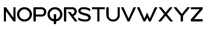 Gedbar Font UPPERCASE