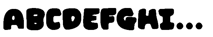 Geeky Swan Font UPPERCASE