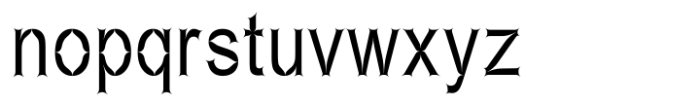 Geffry Font LOWERCASE
