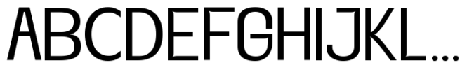 Gegant Variable Font UPPERCASE