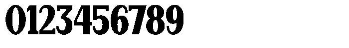 Gegisa Black Condensed Font OTHER CHARS