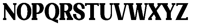 Gegisa Black Condensed Font UPPERCASE