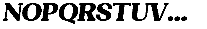 Gegisa Black Expanded Slant Font UPPERCASE
