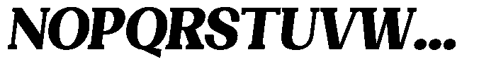 Gegisa Black Slant Font UPPERCASE