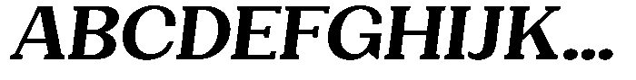Gegisa Bold Expanded Slant Font UPPERCASE