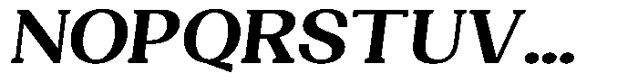 Gegisa Bold Expanded Slant Font UPPERCASE