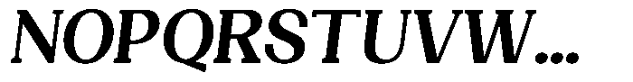 Gegisa Bold Slant Font UPPERCASE