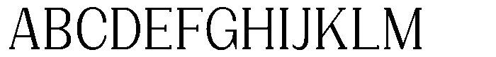 Gegisa Condensed Font UPPERCASE