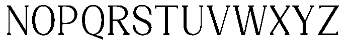 Gegisa Condensed Font UPPERCASE