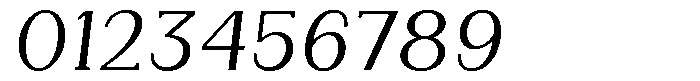 Gegisa Expanded Slant Font OTHER CHARS