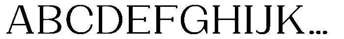 Gegisa Expanded Font UPPERCASE