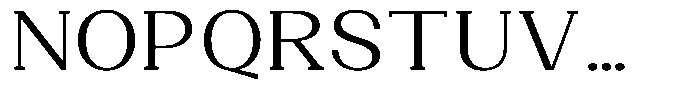 Gegisa Expanded Font UPPERCASE