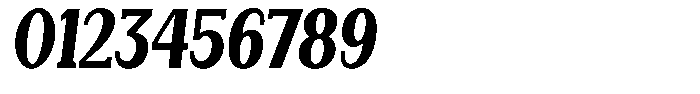 Gegisa Extra Bold Condensed Slant Font OTHER CHARS