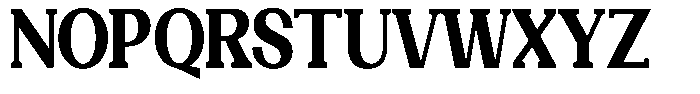 Gegisa Extra Bold Condensed Font UPPERCASE