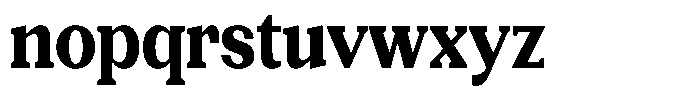 Gegisa Extra Bold Condensed Font LOWERCASE