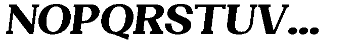 Gegisa Extra Bold Expanded Slant Font UPPERCASE