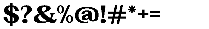 Gegisa Extra Bold Expanded Font OTHER CHARS