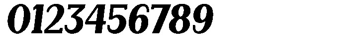 Gegisa Extra Bold Slant Font OTHER CHARS