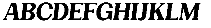 Gegisa Extra Bold Slant Font UPPERCASE