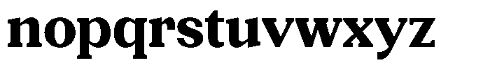 Gegisa Extra Bold Font LOWERCASE