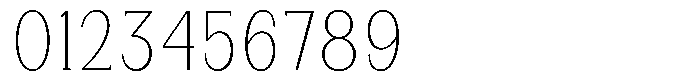 Gegisa Extra Light Condensed Font OTHER CHARS
