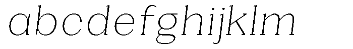 Gegisa Extra Light Slant FONT