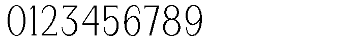 Gegisa Light Condensed Font OTHER CHARS