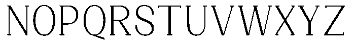 Gegisa Light Condensed Font UPPERCASE